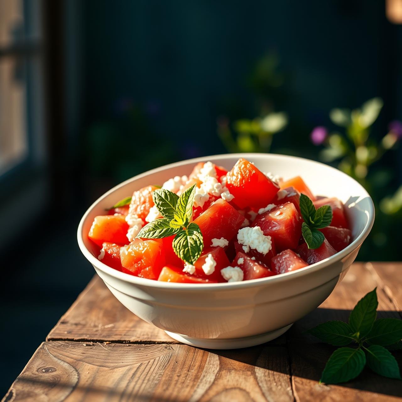 The Refreshing Watermelon Feta Salad That Flattens Your Stomach