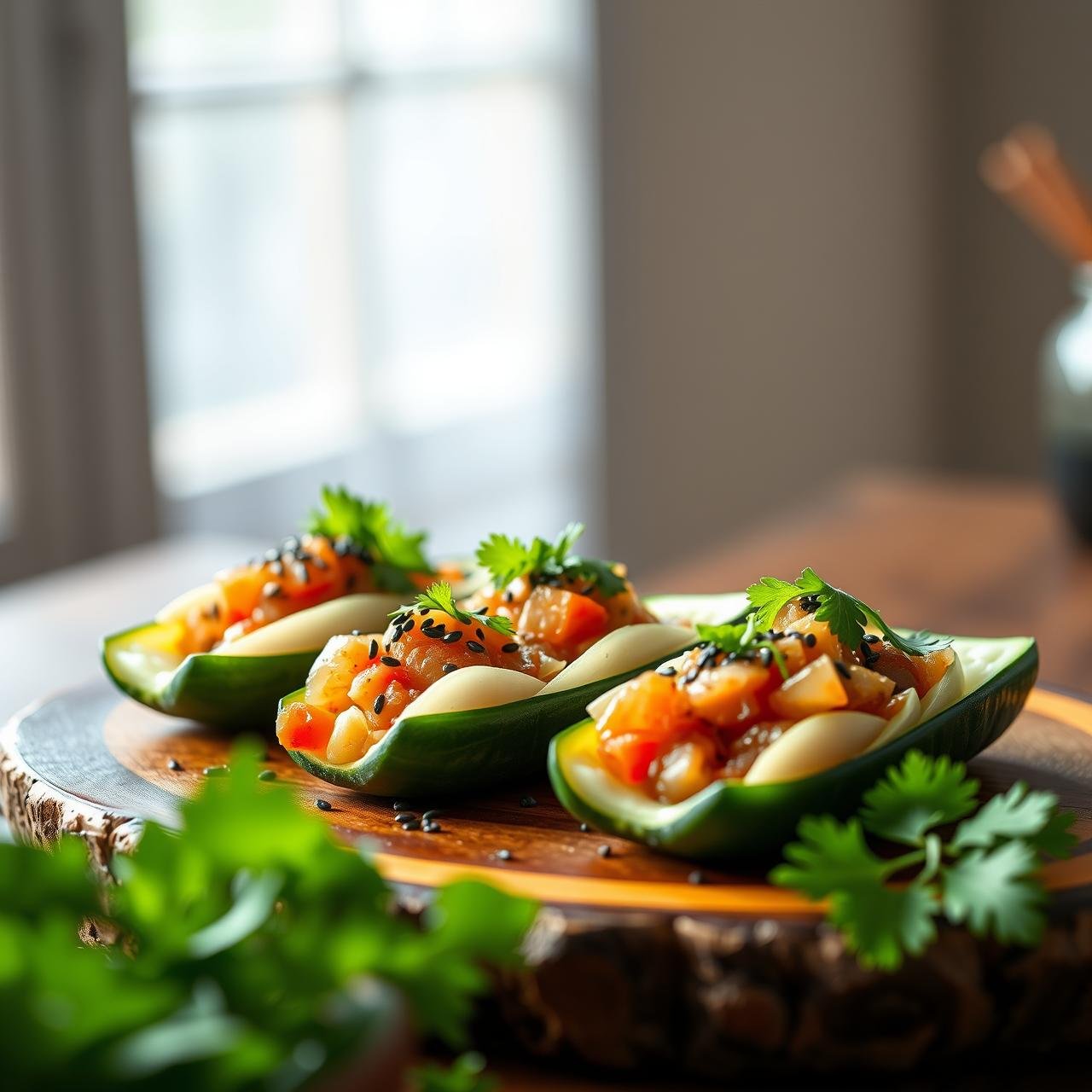 This Spicy Tuna Cucumber Boat Recipe Melted 5 Pounds in a Week