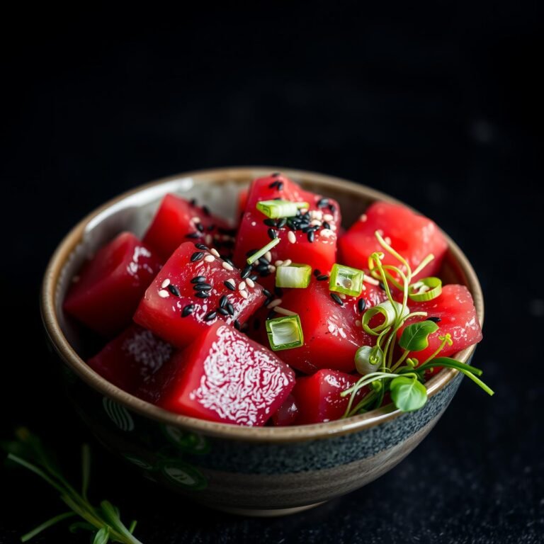 This Watermelon Lookalike Tastes Just Like Tuna Tartare (Vegan Viral Hit)