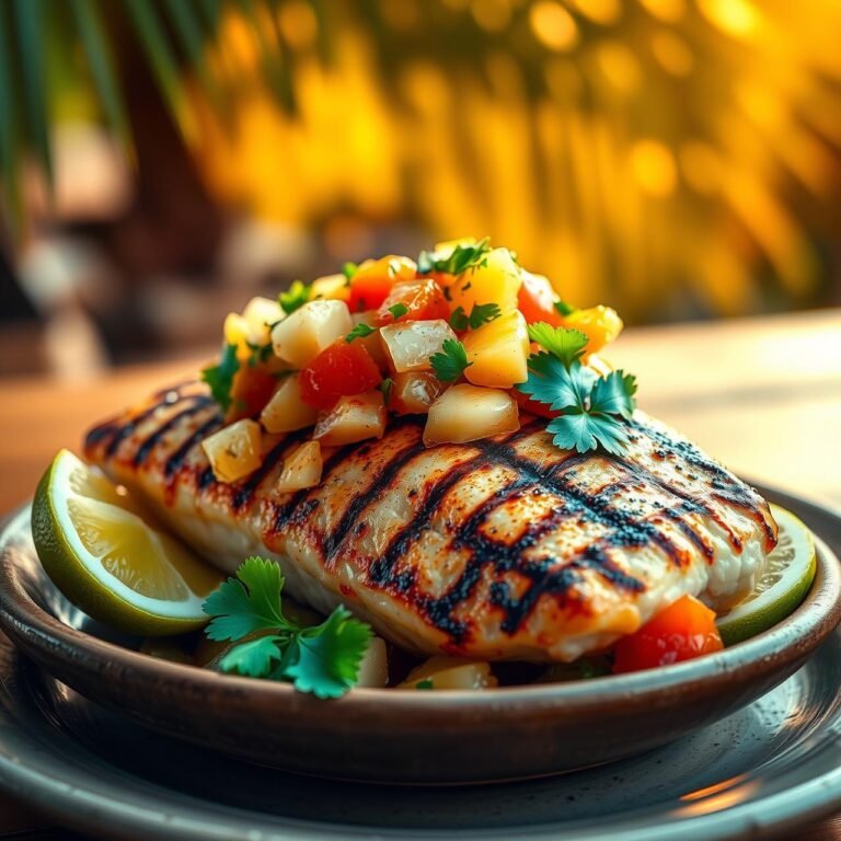 Tropical Weight Loss Secret: Grilled Mahimahi With Pineapple Salsa