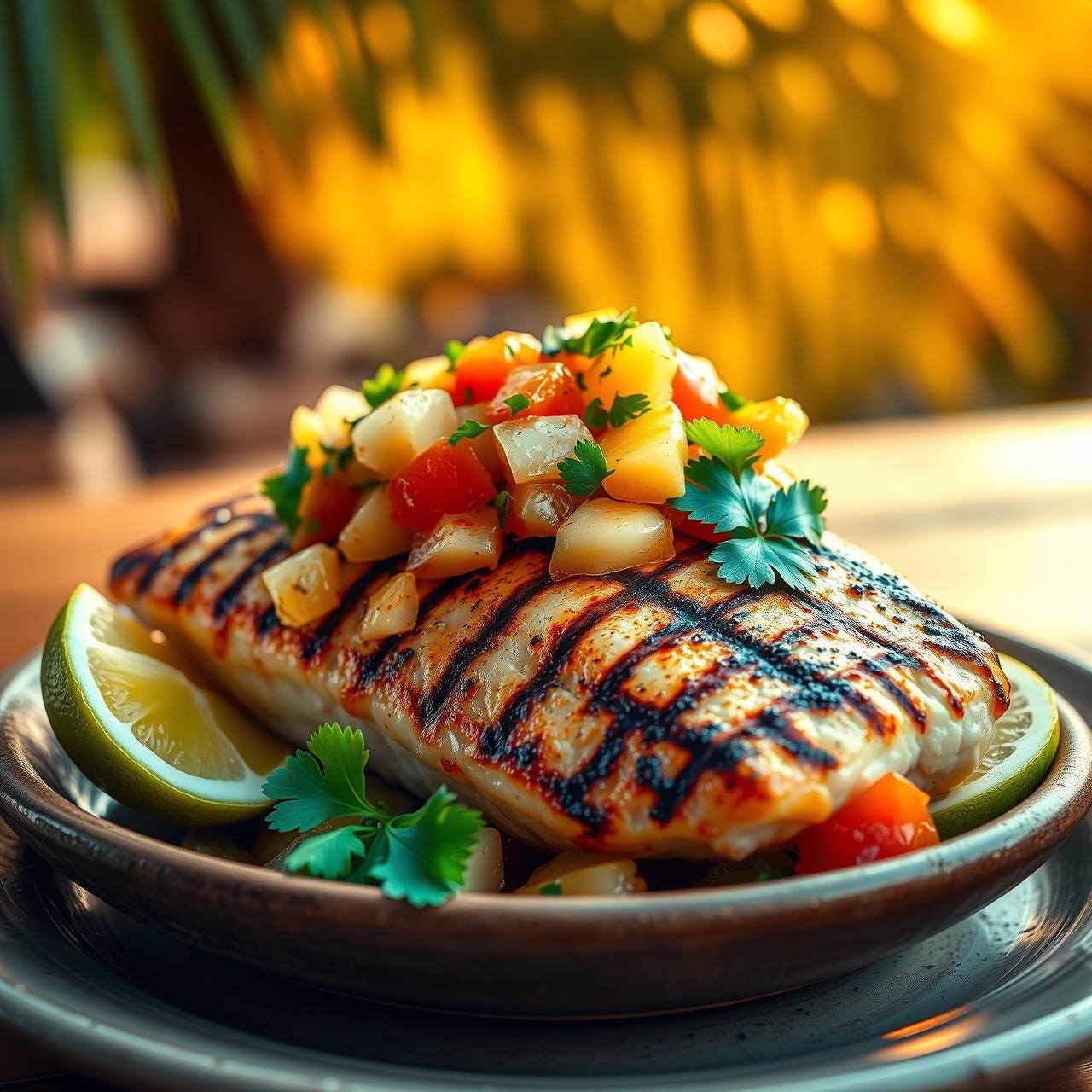Tropical Weight Loss Secret: Grilled Mahimahi With Pineapple Salsa