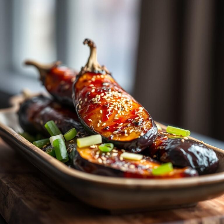 Umami Bomb Weight Loss Side: Miso Glazed Roasted Eggplant