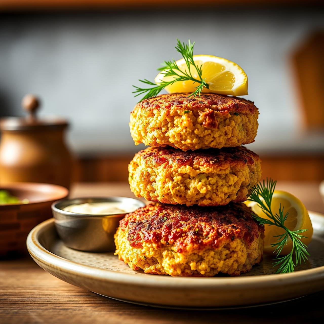 Vegan "Crab" Cakes: Using Lion's Mane Mushroom for Seafood Texture