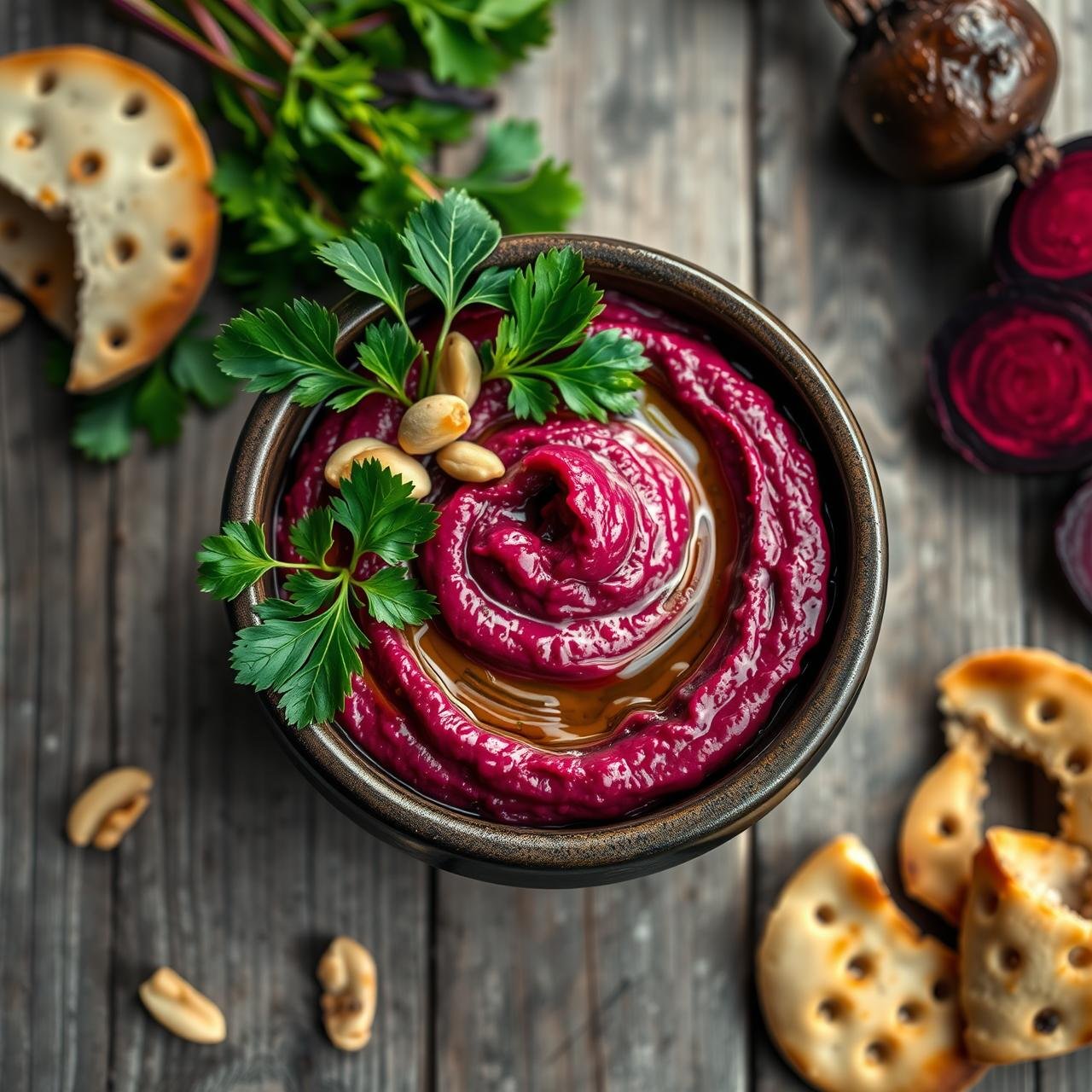 Vibrant Roasted Beet Hummus: The Antioxidant Packed Snack
