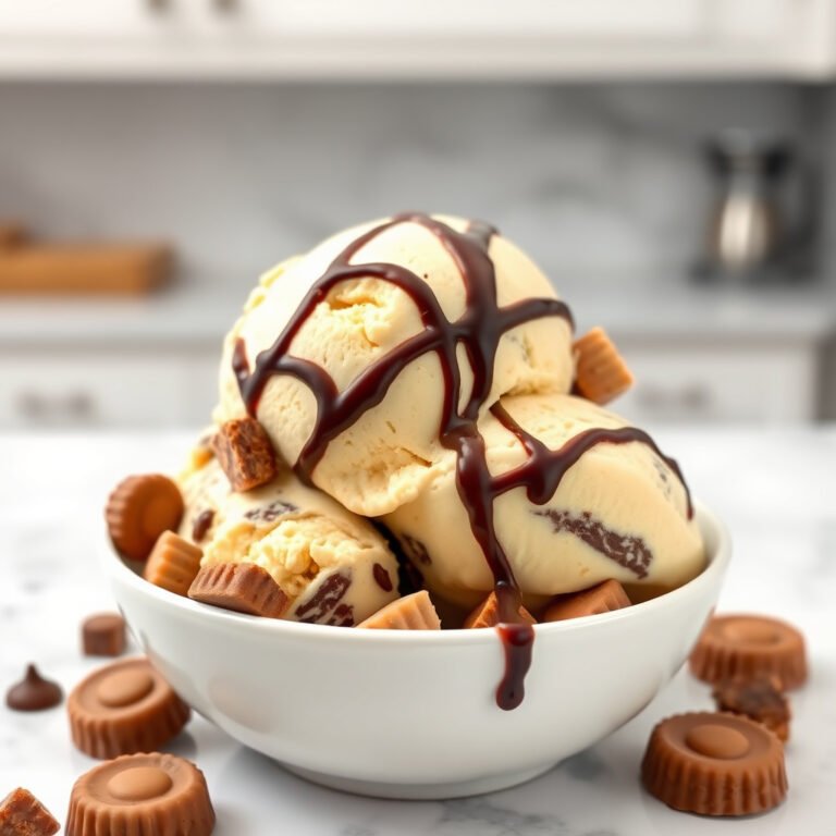 Viral High Protein Cottage Cheese Ice Cream (Tastes Like Peanut Butter Cups!)