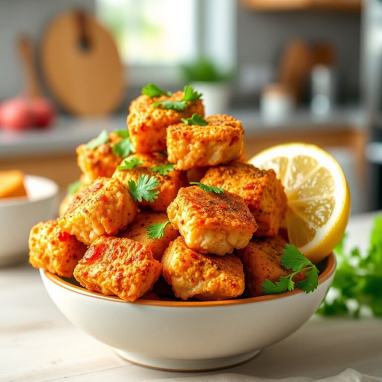 Viral TikTok Recipe: Crispy Air Fryer Cajun Salmon Bites