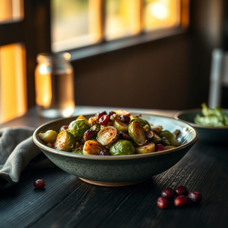 Warm Brussels Sprouts Salad: Finally A Green Dish That Fills You Up